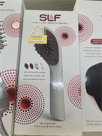 SLF Red Light Therapy Dry Paddle Brush