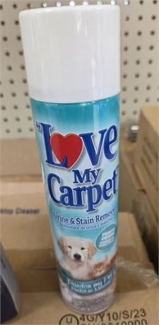 LOVE MY CARPET 9.7OZ PET & URINE STAIN REMOVER AEROSOL SPRAY