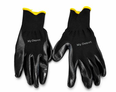 Non-slip Reusable Nirtrile Gloves, 12 pair, Universal Fit