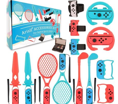 14 piece sports accessory set for Nintendo Switch