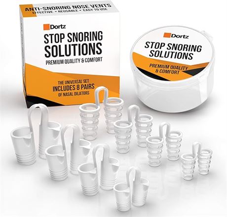 Set of 8 Anti Snoring Nose Vents Stopper Set – Set of 8 Nasal Dilators