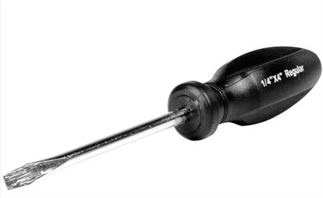 1/4 in. x 4 in. Slotted Screwdriver