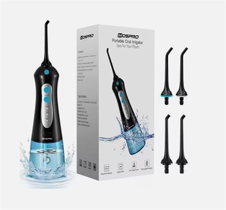 MOSPRO – Cordless Water Flosser – Teeth Cleaner