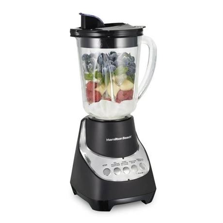 : Hamilton Beach Wave Action Blender for Kitchen, 48 oz Jar for Smoothies and Sh